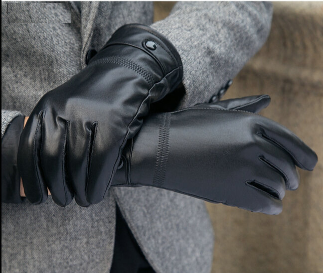 Men’s Warm Leather Gloves